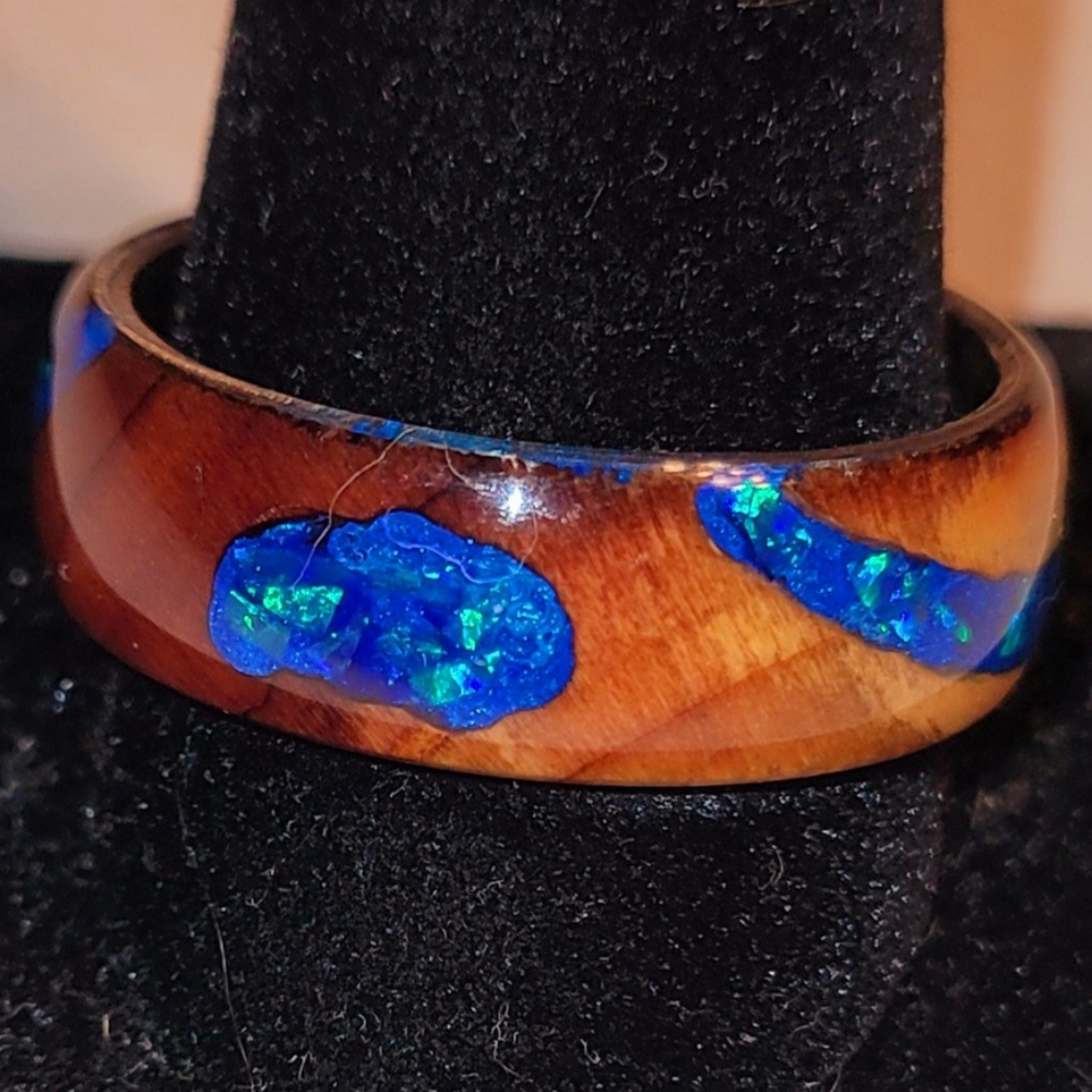 Handmade custom river ring - Picture 3 of 5